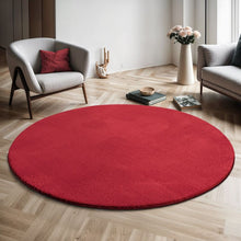 Bild im Galerie-Viewer laden (Teppich Hochflor Loft 37 10 Red-round)