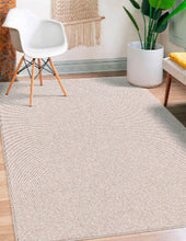 Lade das Bild in den Galerie-Viewer, Mix Art Moderner Teppich, 180 70-Beige