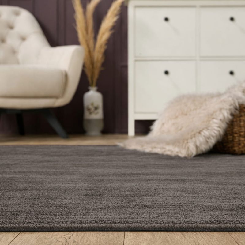 Teppich Arte– Hochwertiger Viskose Teppich mit edlem Glanz, Taupe