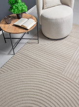 Lade das Bild in den Galerie-Viewer, Elio Designer Teppich Hoch-Tief Effekt, 2252 70-Beige