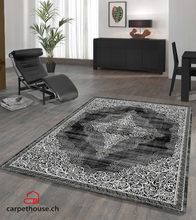 Lade das Bild in den Galerie-Viewer, Teppich, Elite 23045-90 Black