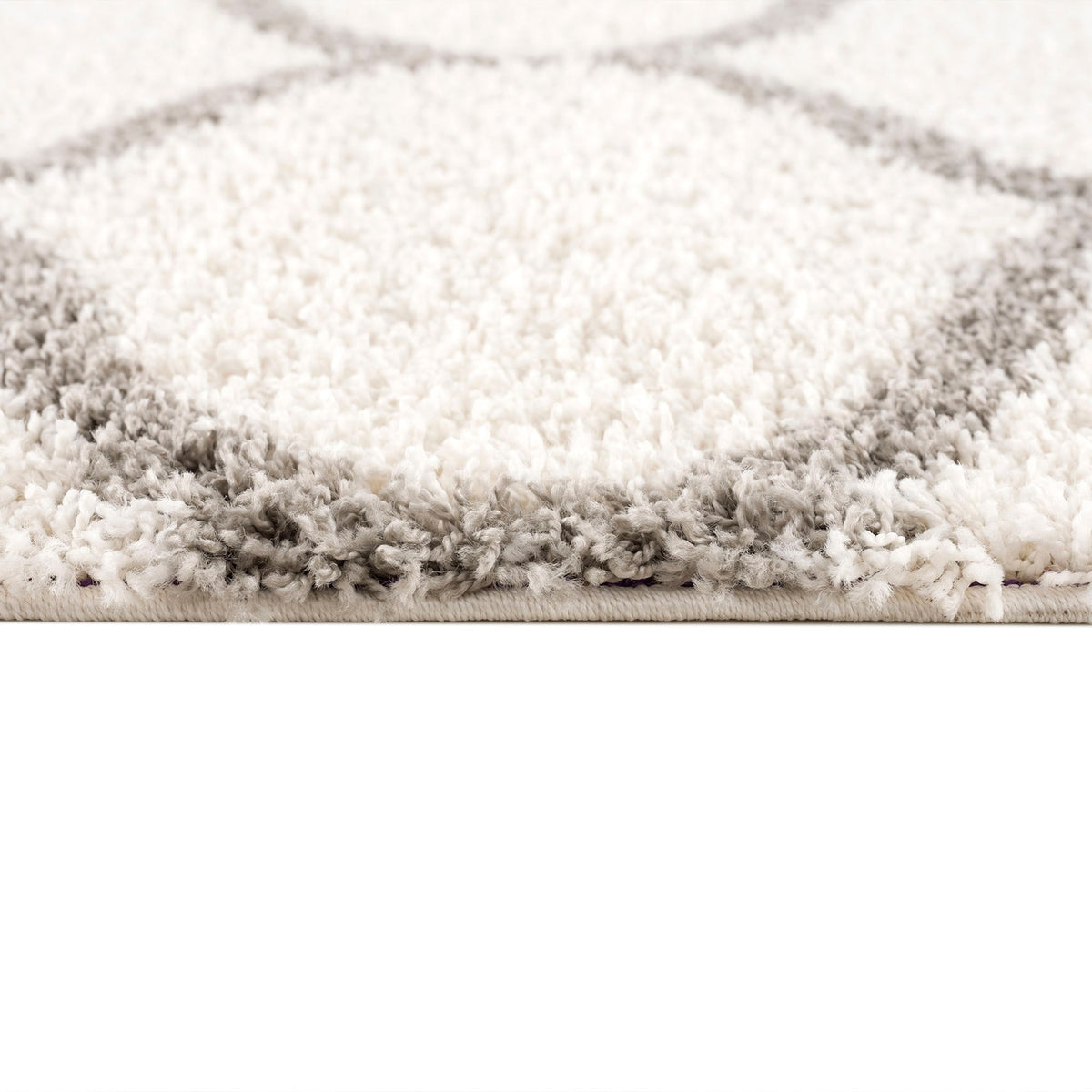 Madrid Creme – Runder Hochflor Teppich
