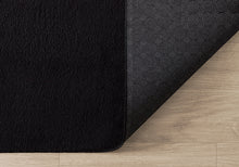 Bild im Galerie-Viewer laden (Hochflor Teppich Loft 37 90 Black – Rund)