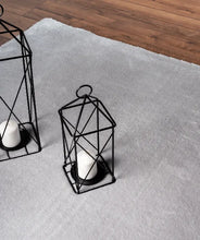 Bild im Galerie-Viewer laden (Teppich Hochflor Loft 37 95-Grey-Round)