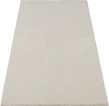 Lade das Bild in den Galerie-Viewer, Stilo Moderner Weicher Teppich 390 60-Cream