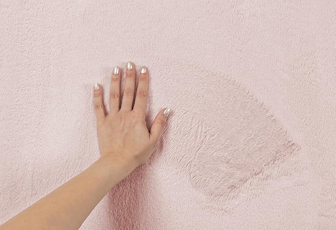 Focus kuschelig warmer Fellteppich 47 55-Rose