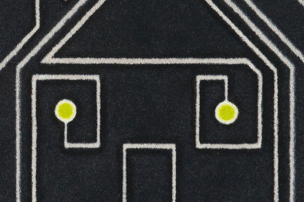 Living Mat 60 Anthrazit / Weiß / Gelb