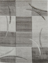 Lade das Bild in den Galerie-Viewer, Designer Teppich Diamond Karo Grau
