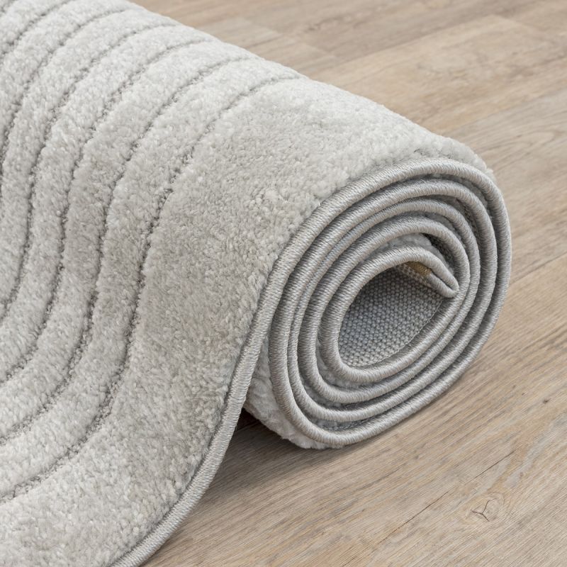 Kurzflor Teppich Eclipse 2320 195-Grey – Rund
