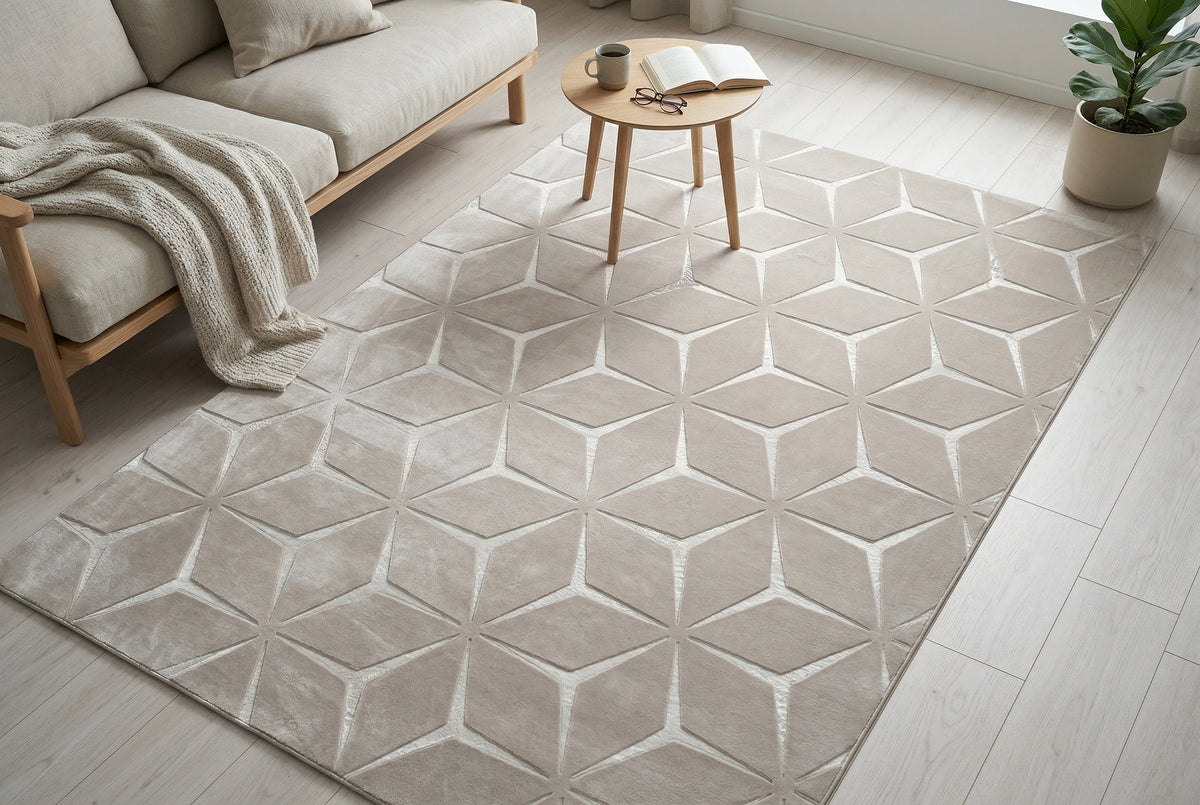 Calma 225 Beige 200 x 290 cm
