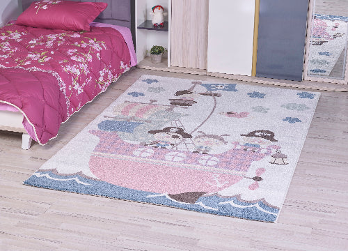 Kinderteppich, Luna Kids 4604 Cream, Sanat