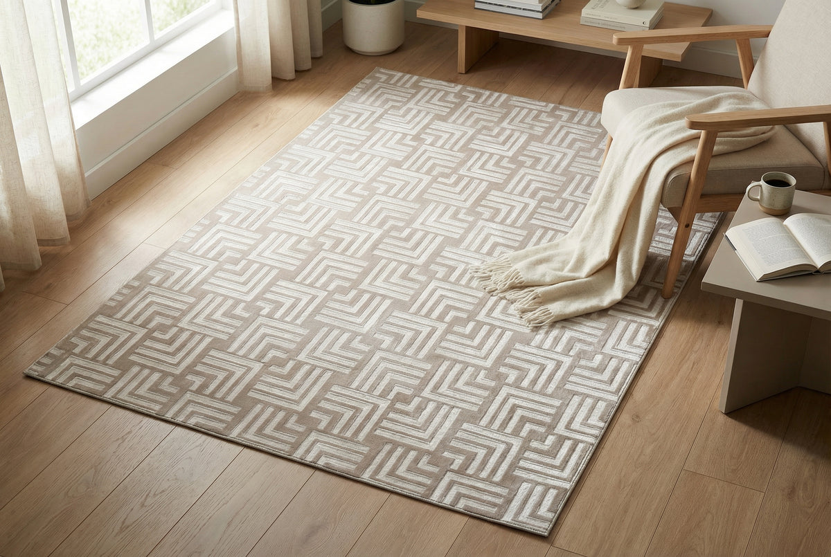 Calma 325 Beige 200 x 290 cm