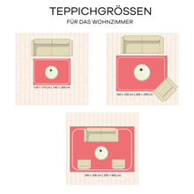 Lade das Bild in den Galerie-Viewer, Teppich Hochflor Loft 37 10 Red