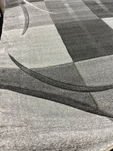 Lade das Bild in den Galerie-Viewer, Designer Teppich Diamond Karo Grau