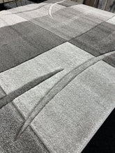 Lade das Bild in den Galerie-Viewer, Designer Teppich Diamond Karo Grau