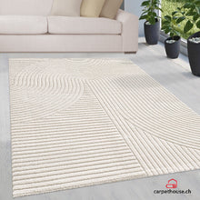 Lade das Bild in den Galerie-Viewer, Elio Designer Teppich Hoch- Tief Effekt, 2251 60-Cream