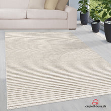 Bild im Galerie-Viewer laden (Elio Designer Teppich Hoch- Tief Effekt, 2256 160-Cream)