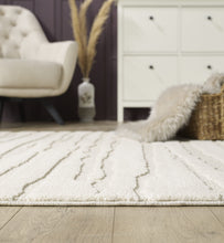 Bild im Galerie-Viewer laden (Elio Designer Teppich Hoch- Tief Effekt, 2257 60-Cream)