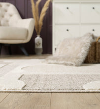 Lade das Bild in den Galerie-Viewer, Elio Designer Teppich Hoch- Tief Effekt, 2260 160-Cream