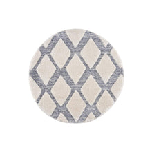 Bild im Galerie-Viewer laden (Hochflor Teppich Focus 4497 Grau - Rund)