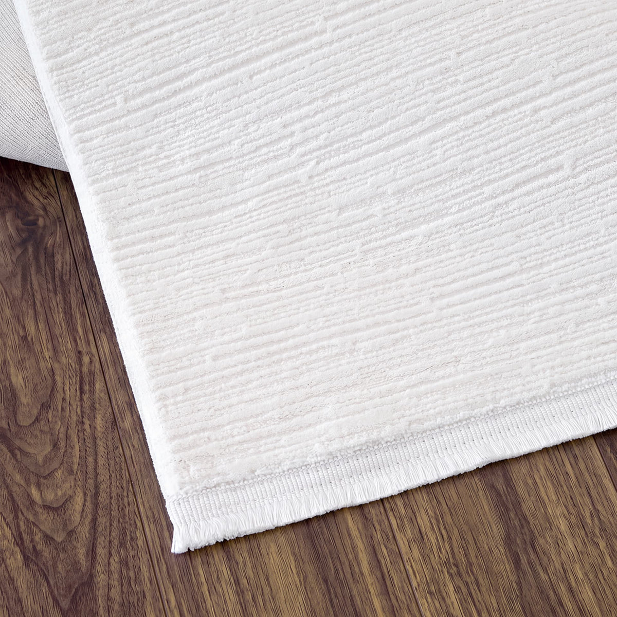 Nepal Creme – Moderner Acryl-Teppich