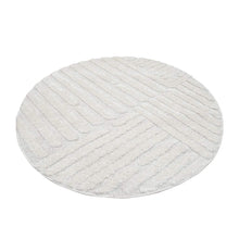 Bild im Galerie-Viewer laden (Hochflor Teppich Focus 749 Creme – Rund)