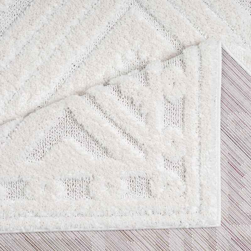 Hochflor Teppich Focus 777 Creme – Rund