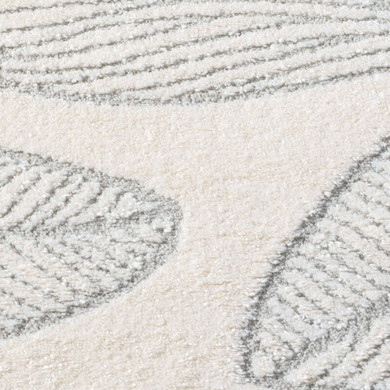 Kurzflor Teppich Lounge 0629 Grau – Rund