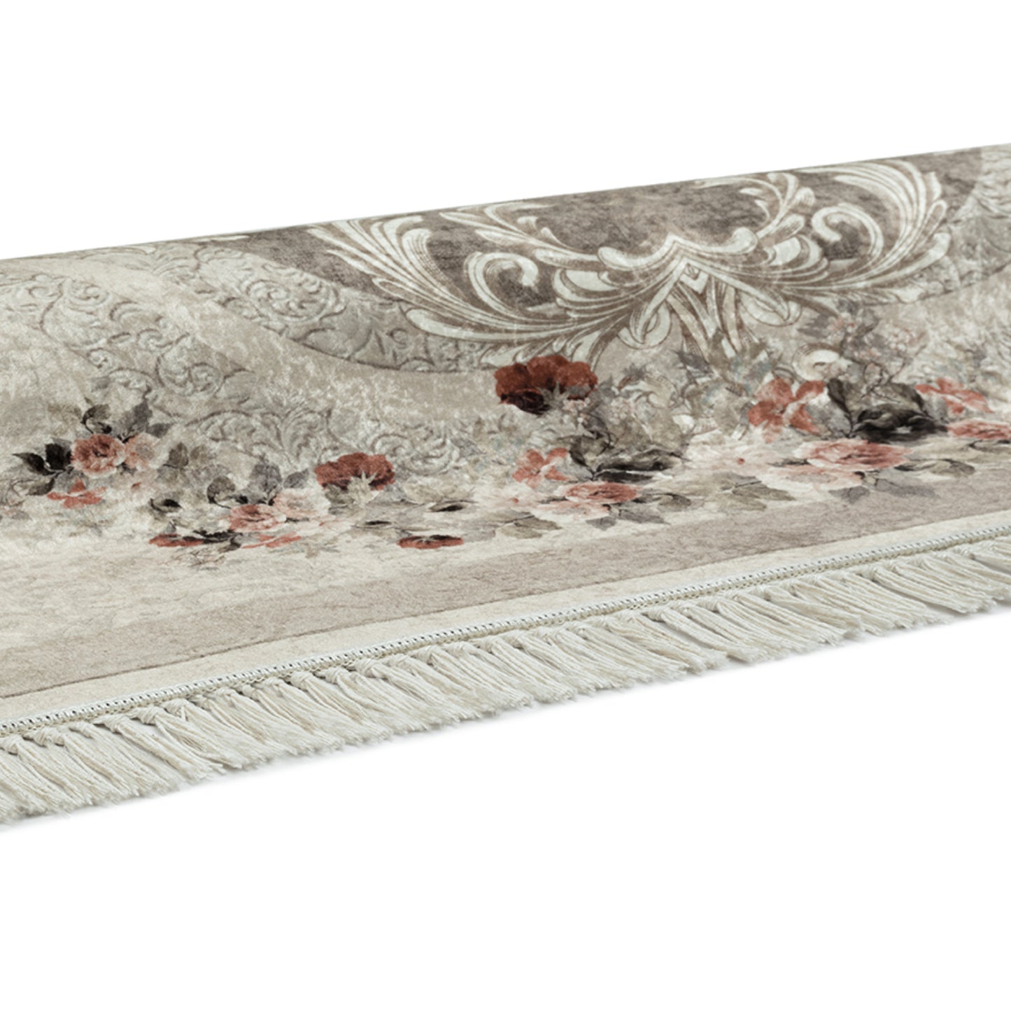 Teppich Sunshine 1055 beige mit Fransen