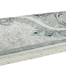 Bild im Galerie-Viewer laden (Waschbarer Teppich Sunshine 1055 grau mit Fransen)