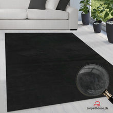 Lade das Bild in den Galerie-Viewer, Teppich Hochflor Loft 37 90-Black