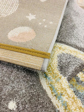 Lade das Bild in den Galerie-Viewer, Kinderteppich Pastel Kids Weltraum