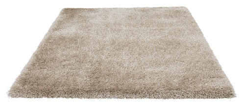 Hochflor-Teppich, Shaggy Für Wohnzimmer Und Schlafzimmer, Beige Creme