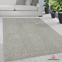 Bild im Galerie-Viewer laden (Teppich Soli Shaggy - Waschbares Hochflor Teppich, 8010 95-Grey)