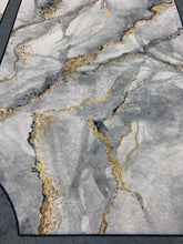 Lade das Bild in den Galerie-Viewer, Waschbarer Teppich Sunshine 1131 Grey mit Fransen