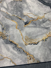 Lade das Bild in den Galerie-Viewer, Waschbarer Teppich Sunshine 1131 Grey mit Fransen