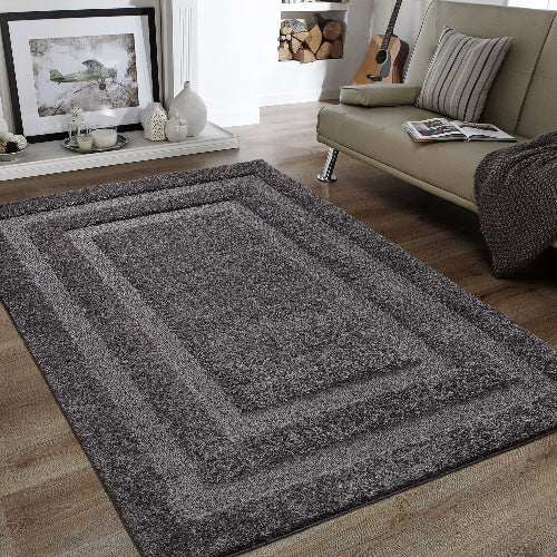 Sanat Hochflor-Teppich Luxus 3502-Gray