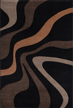 Lade das Bild in den Galerie-Viewer, Diamond Designer Teppich Welle Braun
