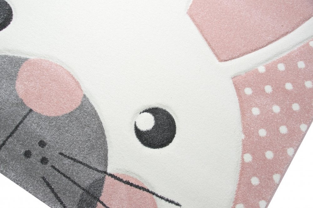 Kinderteppich Pastel Kids Hase