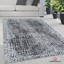 Lade das Bild in den Galerie-Viewer, Elis Plus Waschbarer Teppich 6500 95-Grey