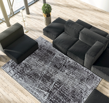 Lade das Bild in den Galerie-Viewer, Elis Plus Waschbarer Teppich 6500 95-Grey