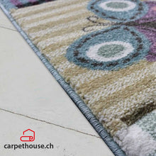 Lade das Bild in den Galerie-Viewer, Kinderteppich Pastelltöne Multicolor