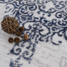 Lade das Bild in den Galerie-Viewer, Teppich Evra 7001-Light Grey