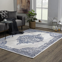 Lade das Bild in den Galerie-Viewer, Teppich Evra 7001-Light Grey