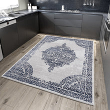 Lade das Bild in den Galerie-Viewer, Teppich Evra 7001-Light Grey