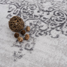 Lade das Bild in den Galerie-Viewer, Teppich Evra 7002-Light Gray