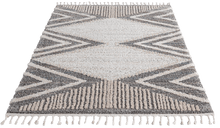 Lade das Bild in den Galerie-Viewer, Uvita Teppich Teppich Handmade-Look 3D mit Fransen, 80273 110-Multi

