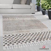 Lade das Bild in den Galerie-Viewer, Uvita Teppich Teppich Handmade-Look 3D mit Fransen, 80276 111-Multi