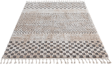 Lade das Bild in den Galerie-Viewer, Uvita Teppich Teppich Handmade-Look 3D mit Fransen, 80276 111-Multi