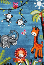 Lade das Bild in den Galerie-Viewer, Kinderteppich Dshungel